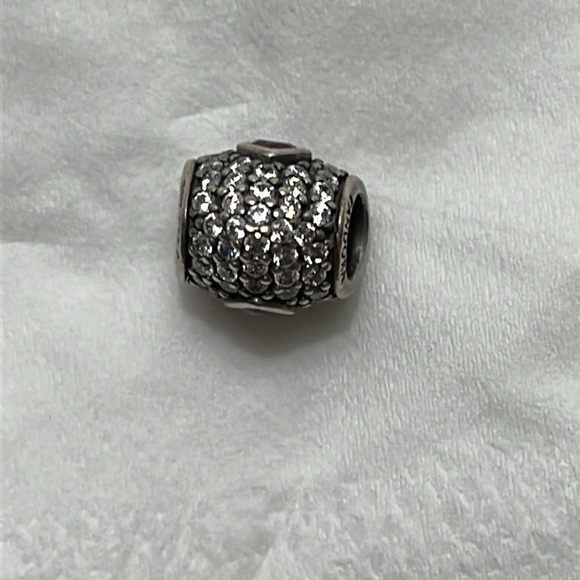 Authentic PANDORA 925 SS CZ ❤️ spacer/charm. - Picture 5 of 9